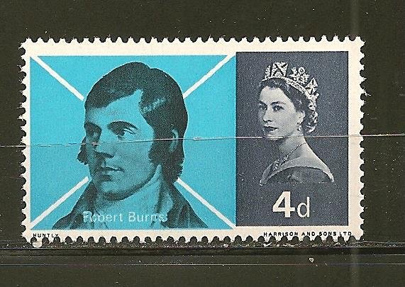 Great Britain 444 Robert Burns MNH