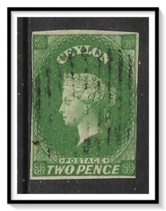 Ceylon #4 Queen Victoria Used