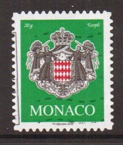 Monaco   #2389d  used  2008   coat of Arms