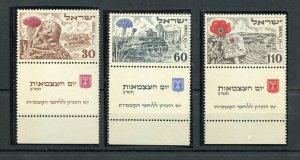 ISRAEL SCOTT #62/64  TABS PRISTINE MINT NEVER HINGED