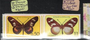 Saint Thomas & Principe Butterfly SC 501-6 MNH (8eqo)
