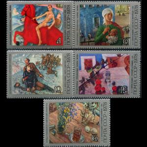 RUSSIA 1978 - Scott# 4684-8 Paintings Set of 5 NH