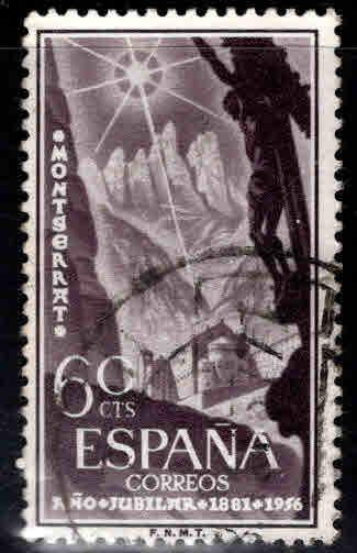 SPAIN Scott 850 Used Montserrat stamp