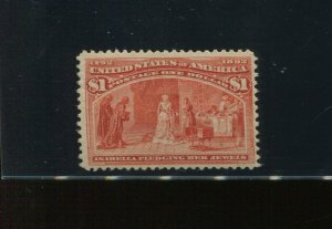 241 Columbian Mint Hi Value Stamp with PSAG Cert (Bz 361)