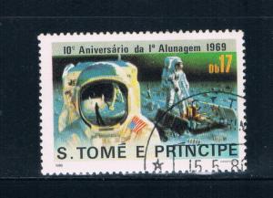 Saint Thomas and Prince Islands 581 Used Astronauts (GI0448)+