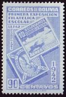 Bolivia SG#388 Mint - 1942 90c.  - Philatelic, Stamps on