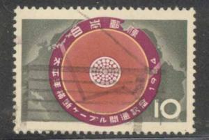 Japan ~ #818 ~ Transpacific Cable ~ Used
