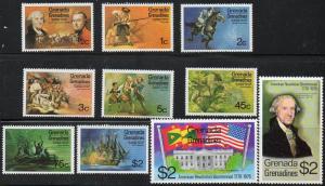 Grenada-Grenadines  Scott  91-100  MNH