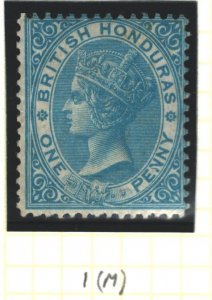 British Honduras Sc#1 MH