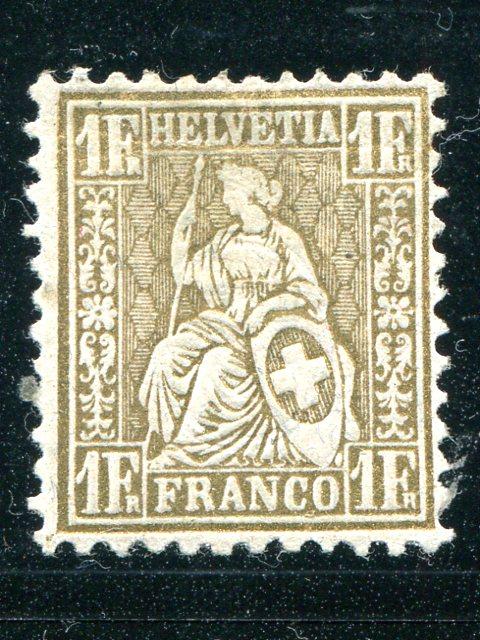 Switzerland #50 Mint lightly hinged