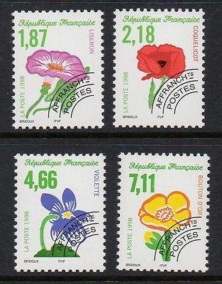 France 1998 Flowers VF MNH (2666a-d)