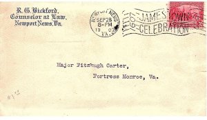 USA 1907 Scott 329 on cover special cancellation details below