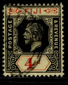 FIJI GV SG131, 4d black & red/yellow, FINE USED. Cat £21.