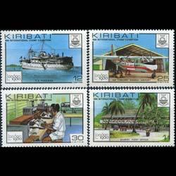 KIRIBATI 1980 - Scott# 352-5 London Exhib. Set of 4 NH