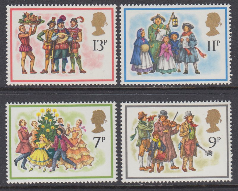 Great Britain 847-850 Christmas MNH VF