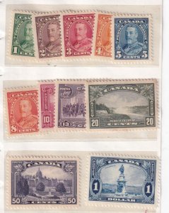 CANADA # 217-227 VF-MNH KING GEORGE V PICTORIAL ISSUES ANOTHER KIMSS30 DEAL