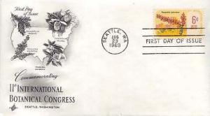 United States, First Day Cover, Flowers