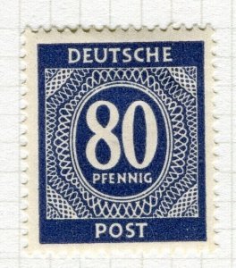 GERMANY BERLIN British/US Zone 1946 numeral issue Mint hinged 80pf. value