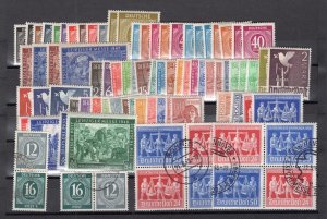 GERMANY 1945-1948 ALLIED OCCUPATION ZONES LOVELY COLLECTION MNH/MH/VFU