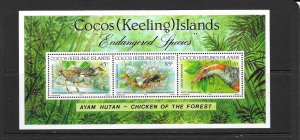 BIRDS - COCOS ISLANDS #263  MNH