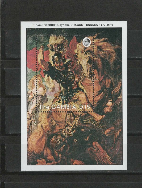 Gambia 1990 MNH Sc 1057 souvenir sheet