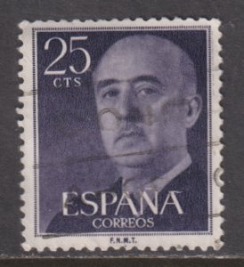 Spain 818 General Francisco Franco 1954