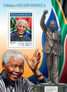 Mozambique - 2014 Mandela Tribute Stamp Souvenir Sheet 13A-1475