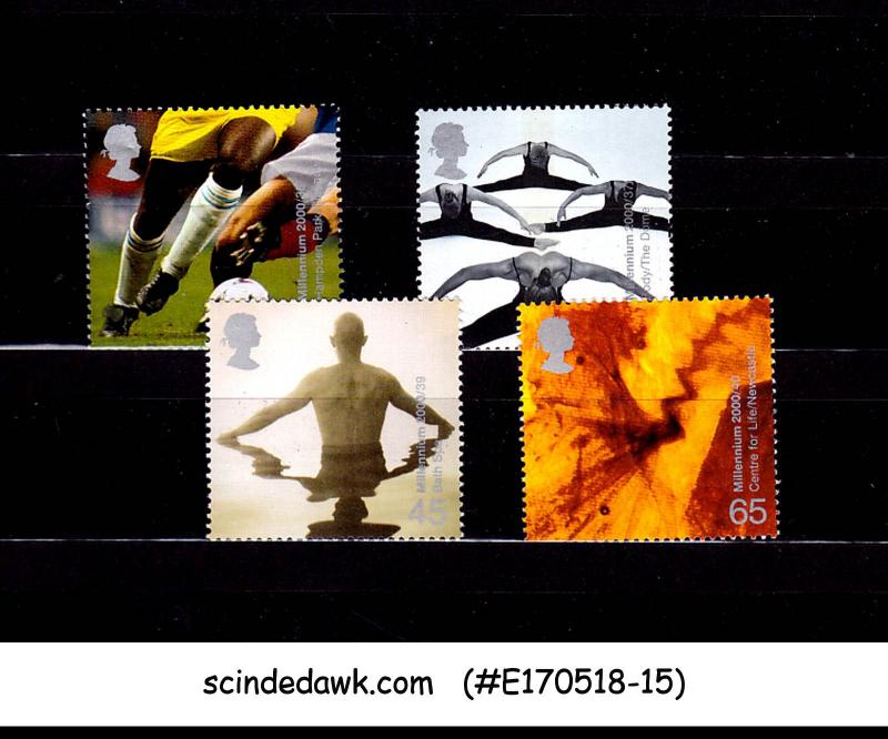 GREAT BRITAIN - 2000 MILLENNIUM SERIES BODY & BONE - 4V MNH