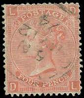 Great Britain - 43a - Plate 12 - Used - SCV-62.50