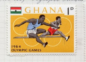 Ghana 1964 Early Issue Fine Mint Hinged 1d. NW-167966