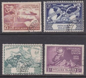 PITCAIRN 1949 UPU set fine used............................................A2386