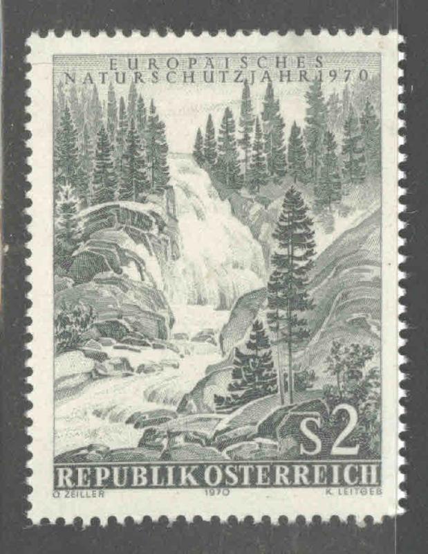 Austria Scott 862 MNH** 1970 Krimml waterfalls