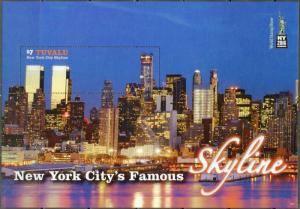 TUVALU  2016 NEW YORK'S  ICONIC SITES & SCENES SOUVENIR SHEET  MINT NH