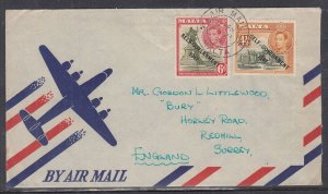 Malta -1950 Airmail Cover to England