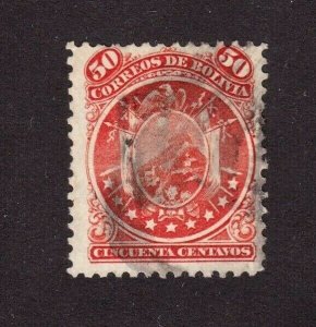 Bolivia stamp #33, used
