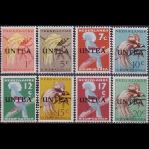 UN-WEST NEW GUINEA 1962 - Scott# 1a/9a Birds 1-20c LH