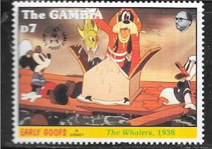 Gambia #1298  7d Disney (MNH) CV $2.50