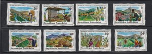 Rwanda # 1001-1008, Soil Conservation Year, Mint NH, 1/2Cat.