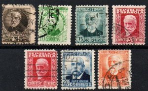 Spain Sc #516a-523a Used