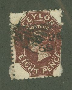 Ceylon #54 Used Single