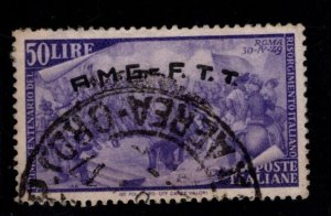 Italy Trieste Scott 28 AMG FTT Used key stamp of  1948 set