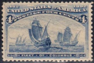 US 233 Early Commemoratives VF-XF Mint NH