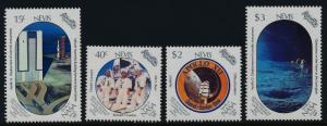 Nevis 586-9 MNH Space, Moon Landing, Rocket, Apollo 11,12