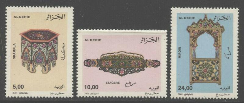 Algeria 2001 Handicrafts set Sc# 1208-10 NH