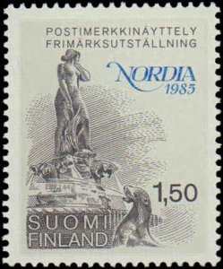 Finland #705, Complete Set, 1985, Stamp Show, Never Hinged