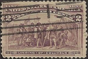 # 231 BROWN VIOLET USED LANDING OF COLUMBUS SCV-0.30