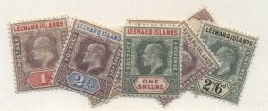 LEEWARD ISLANDS #20-7, Mint Hinged, Scott $72.25