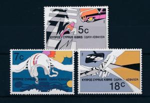 [51626] Cyprus 1986 Road safety Zebra Crossing motor MNH