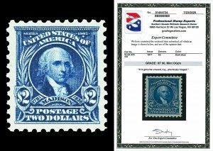 Scott 479 1917 $2.00 Madison Perf 10 Mint Graded XF 90 LH with PSE CERT