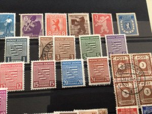 Germany Russian Zone Allied Occupation mnh mounted mint or used stamps A15740